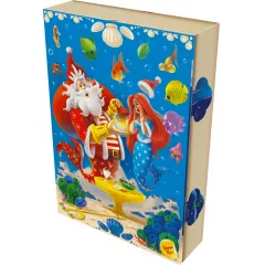 Сладкий новогодний подарок Книга с игрой Царство Нептуна 800 грамм премиум